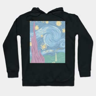 Pastel Starry Night Hoodie